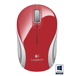 Logitech Wireless Mini Mouse M187 Rouge