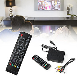 Universal Vidéo numérique haute définition Broadasting Receiver terrestre DVB-T2 Black