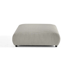 Lisa Design Garance - grand pouf modulable - en velours côtelé