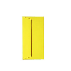 Enveloppe Pollen Clairefontaine jaune soleil 110 x 220 mm - Paquet de 20