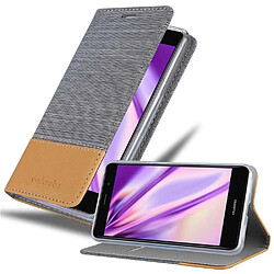 Cadorabo Coque Huawei Enjoy 7 PLUS Etui en Gris