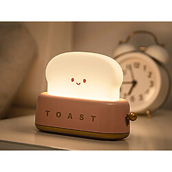 TechKidz Lampe veilleuse toastée pour Enfant Modèle Morning Blanc / Rose