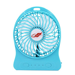 Avis Ventilateurs rechargeables USB Portables de la série F95S Storm, Réglage de la Vitesse du Vent à Trois Plages + Réglage de la lumière à LED d'une Plage, Taille: 14 cm x 10,6 cm x 4,2 cm(Bleu