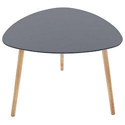 Avis Atmosphera, Createur D'Interieur 3 Tables d'appoint design Mileo - Gris et jaune