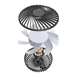 Acheter Ventilateur de refroidissement d'air de Voiture Réglable à 3 vitesses Refroidisseur de Siège Arrière 360 Rotatif Portable