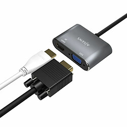 Acheter Adaptateur HDMI vers VGA Aisens A109-0627 Gris 15 cm