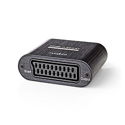 Avis NEDIS Convertisseur HDMI /PERITEL entrée SCART PERITEL Femelle Une voie 480i 18 Gbps Métal Anthracite