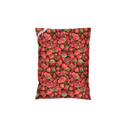 Coussin géant 130x170cm printed strawberry - 10000-01 - JUMBO BAG