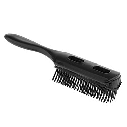 Acheter Outil De Brosse De Peigne De Coiffure Antistatique Réglable De Salon Noir #A