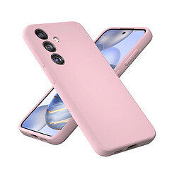 Kit De Film Hydrogel Avant À Couverture Complète + Couverture En Silicone Liquide Phonecare Pour Samsung Galaxy S24 FE - Rose