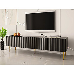 Bestmobilier Ambre - meuble TV - 180 cm - style contemporain