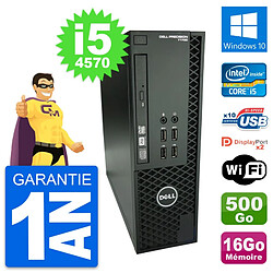 PC Dell T1700 SFF Intel Core i5-4570 RAM 16Go Disque Dur 500Go Windows 10 Wifi - Occasion