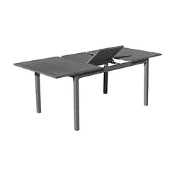 Avis HEVEA Table de jardin extensible en aluminium Palma anthracite.