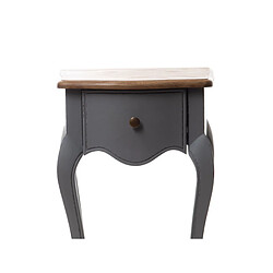 Amadeus Table de chevet Loberon gris