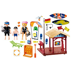 Playmobil® Playmobil Coffret Espace de Sports Nautiques avec Figurines et Accessoires Multicolore