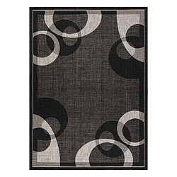 RUGSX TAPIS EN CORDE SIZAL FLOORLUX 20078 NOIR argentin 160x230 cm