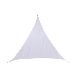 Hesperide Voile d'ombrage triangulaire Curacao - 4 x 4 x 4 m - Blanc