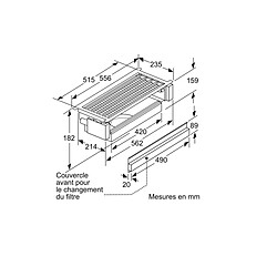 Avis Module de recyclage pour hotte - DWZ1IX1C6 - BOSCH