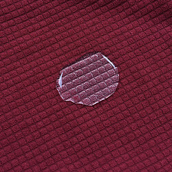 Acheter Housse de coussin Stretch Spandex Jacquard Canapé Canapé Vin Rouge-Taille L