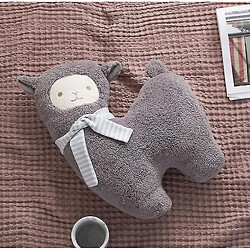 Acheter Universal 43 cm couple mignon poupée alpaca dans un oreiller de mouton chaud en peluche en couvercle de coussin | oreillers en peluche