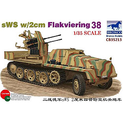 Bronco Models Maquette Véhicule Sws W/2cm Flakviering 38