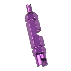 1x Outil De Retrait De Noyau De Valve De Vélo De Route Vtt Clé Accessoires De Vélo Violet