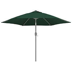 Avis vidaXL Tissu de remplacement pour parasol d'extérieur Vert 300 cm