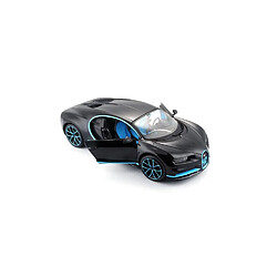 MAISTO Voiture Bugatti Chiron Edition Spéciale 0-400-0 km/h 42s 1/24eme - Noir