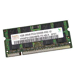 1Go RAM PC Portable SODIMM Hynix HYMP512S64EP8-Y5 AB-A PC2-5300U DDR2 667MHz CL5 - Occasion