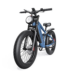 Acheter Vélo électrique Tifgalop 26" pour adultes 48V 18Ah Batterie amovible 1000W Fat Bike - Bleu