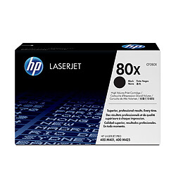 HP 80X High Yield Black Original LaserJet toner cartridge