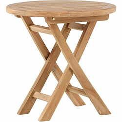 Acheter Venture Home Table d'appoint extérieure ronde 50 cm en teck Kenya.