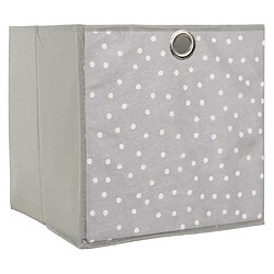 Acheter The Home Deco Kids Cubes de rangement 30x30 cm (Lot de 2) etoiles - noir et gris.