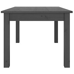 Acheter ComfortXL Table Basse Gris 80x50x40 Cm Bois Massif De Pin