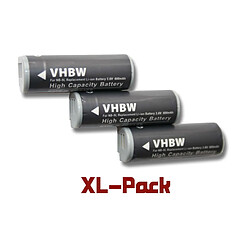 Vhbw 3 x Li-Ion batterie 600mAh (3.6 V) adaptée pour Canon Powershot N2, etc Remplace le type de batterie NB-9L.