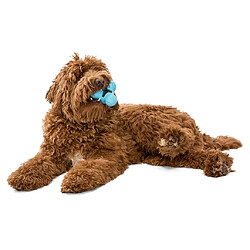 West Paw Jouet pour chiens avec Zogoflex Tux Aqua Bleu L pas cher