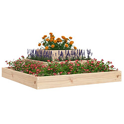 Avis Maison Chic Jardinière,Bac à fleurs - pot de fleur 80x80x27 cm Bois massif de pin -GKD35927