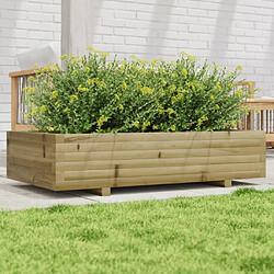 vidaXL Jardinière 110x60x26,5 cm bois de pin imprégné