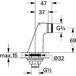 Avis Grohe 1 Colonnette oblique 12030000