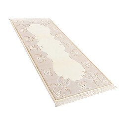 Vidal Tapis de couloir en laine 201x84 beige Darya