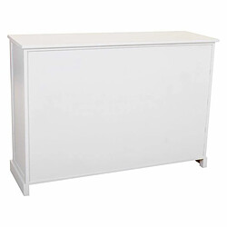 Buffet Alexandra House Living Blanc Bois de paulownia Bois MDF 33 x 78 x 113 cm pas cher