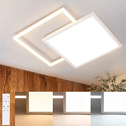 Autres Temps ZMH LED Ceiling Light Living Room 46W Twin Shape Ceiling Light with Stars (Plafonnier LED avec étoiles)