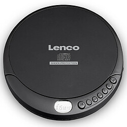 Lenco Lecteur CD portable avec protection contre les chocs CD-200 Noir