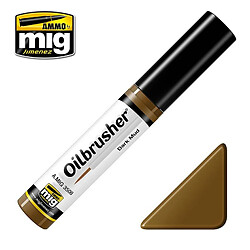 Mig Jimenez Ammo Peintures Oilbrusher Dark Mud