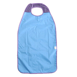 Avis imperméable adulte éponge tissu repas bavoir invalidité tablier lavable violet