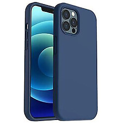 Universal Étui en silicone en gel bleu ultra mince pour Apple iPhone 12