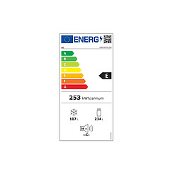 Réfrigérateur combiné 60cm 341l no frost - GBP30DSLZN - LG