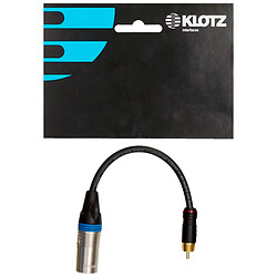 Avis Adaptateur RCA mâle / XLR mâle Klotz