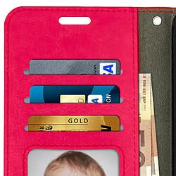 Avis Avizar Housse Huawei P20 Etui Folio Portefeuille Clapet fuschia Fonction Support