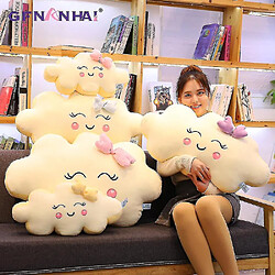 Acheter Universal 50 cm Nouveau style Kawaii Cloud Plux Oreiller de canapé doux Coussin Lovey Smile Cloud en peluche Toys